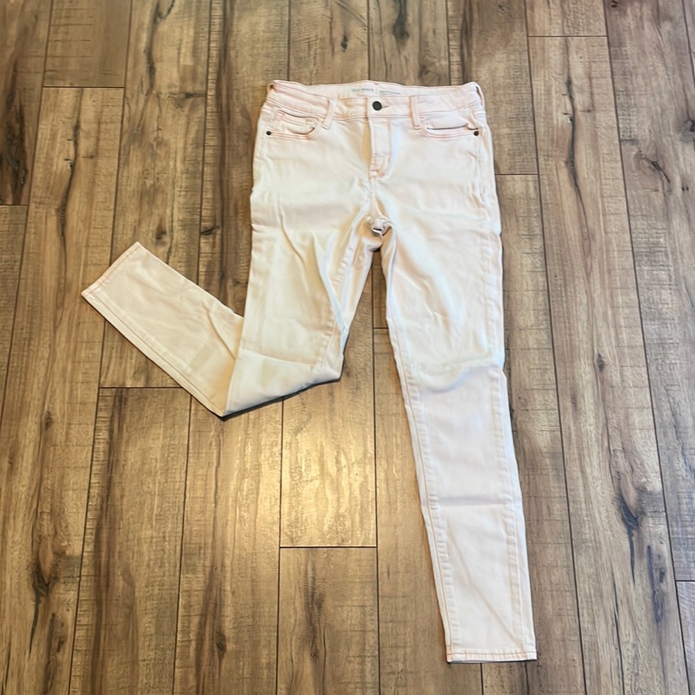Old Navy Rockstar midrise peach jeans Size 6